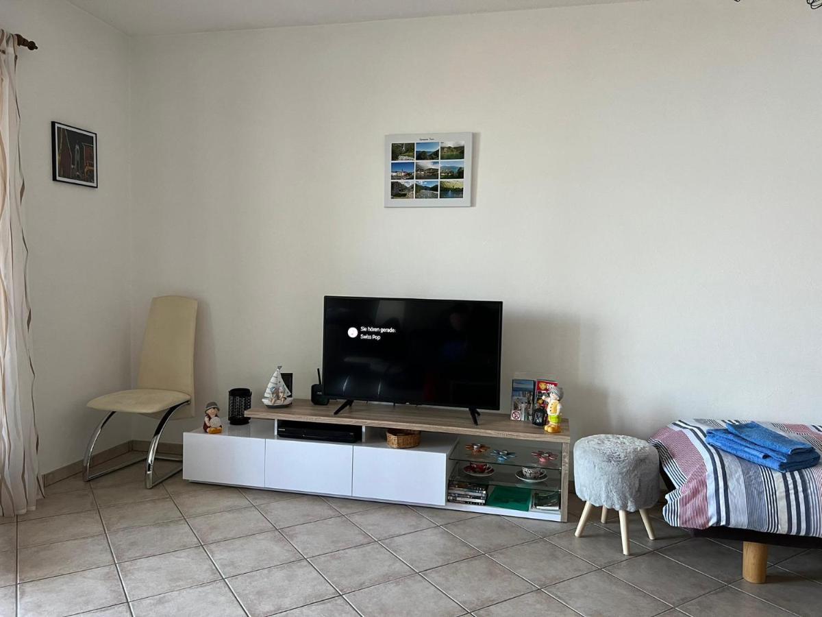 1 Zimmer Apartment Mit Seesicht Und Pool Gambarogno Экстерьер фото